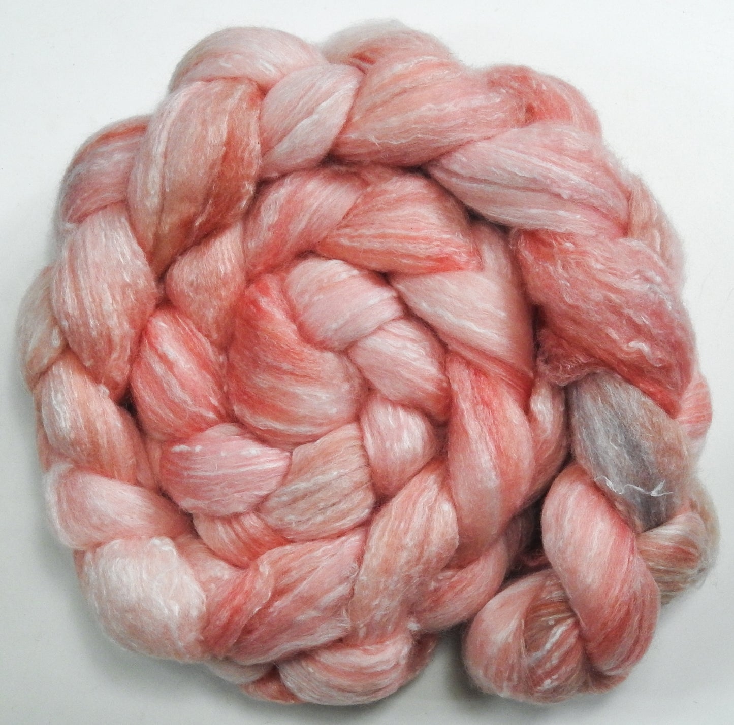 Pink Grapefruit (5.8 oz) - Merino/ Bamboo/ Tweed Blend (⅓ each)