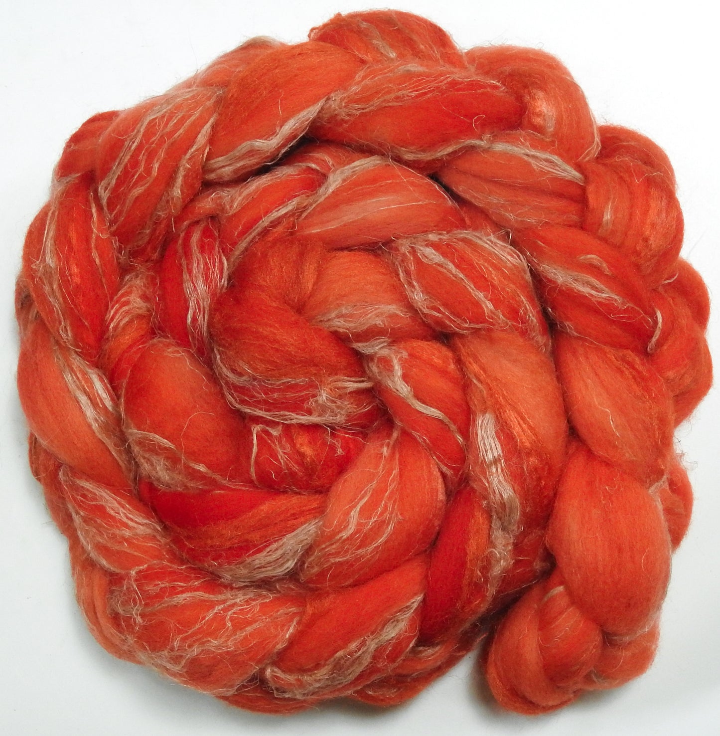 Pomegranate Blossom (5.8 oz) - Merino/ Tussah Silk/ Natural Flax (50/25/25)