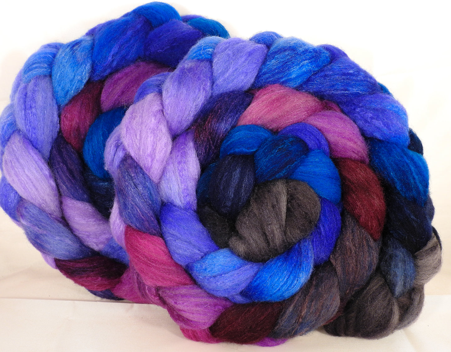 British Southdown/ tussah top (65/ 35) -Night Light- 5.35 oz. - Inglenook Fibers