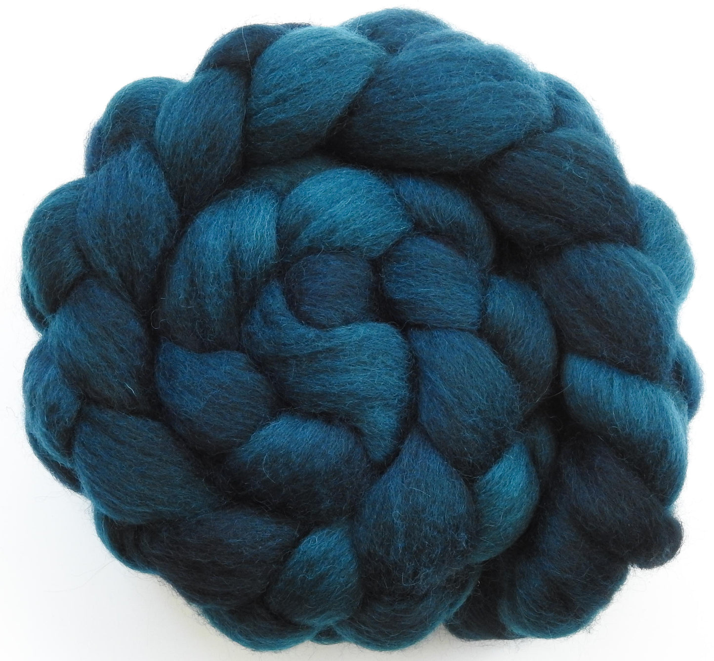 Blue Spruce - Batt in a Braid #43 - Dorset/Cheviot/Kid Mohair (60/20/20)