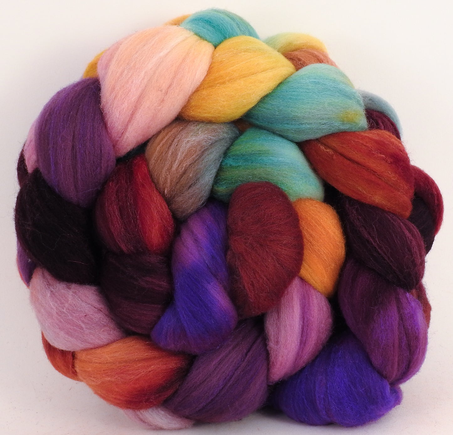 Rambouillet /tussah silk (75/25) - Red Queen (6.4 oz.) - Inglenook Fibers