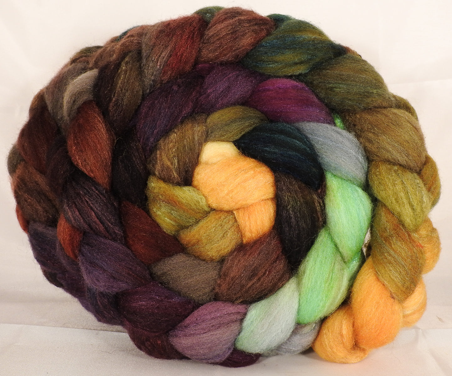 British Southdown/ tussah top (65/ 35) -Horn of Plenty - 5.25 oz. - Inglenook Fibers