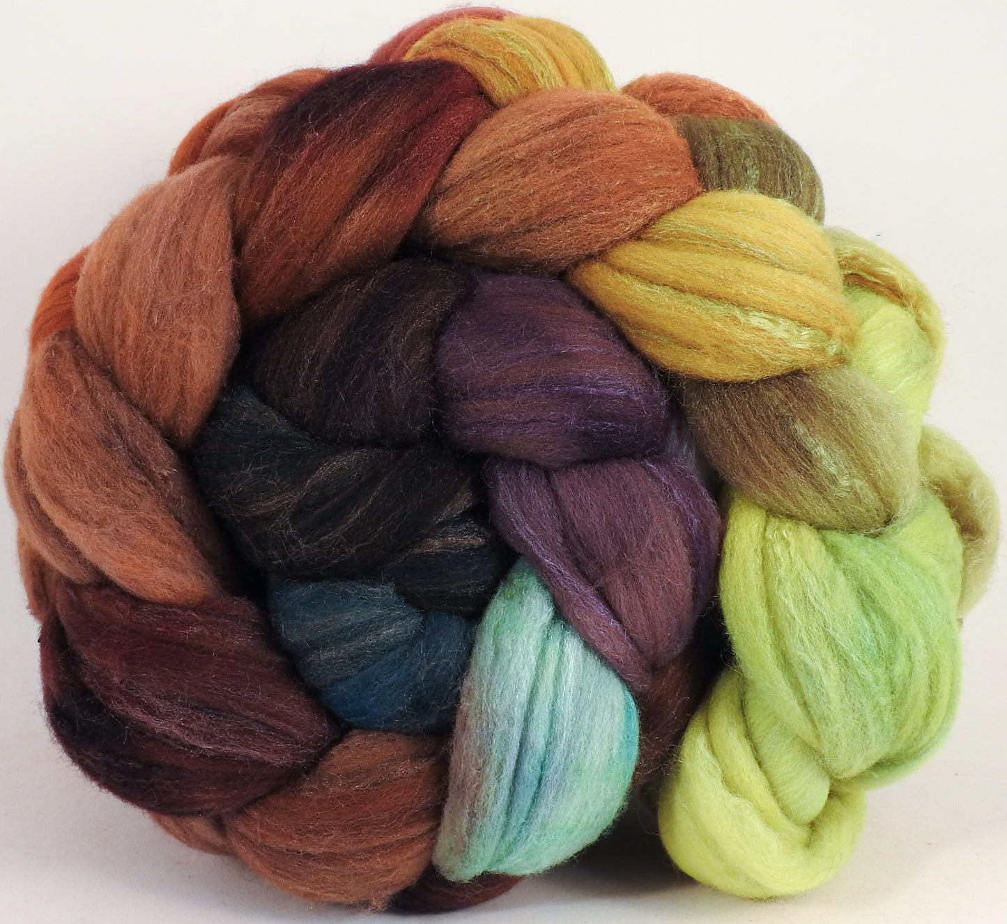 Rambouillet /tussah silk (75/25) - Bronze Oak (5.4 oz.) - Inglenook Fibers