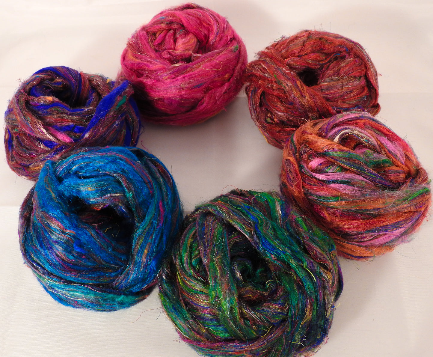 100% Sari Silk Top- Viridian- 1.5 oz. - Inglenook Fibers