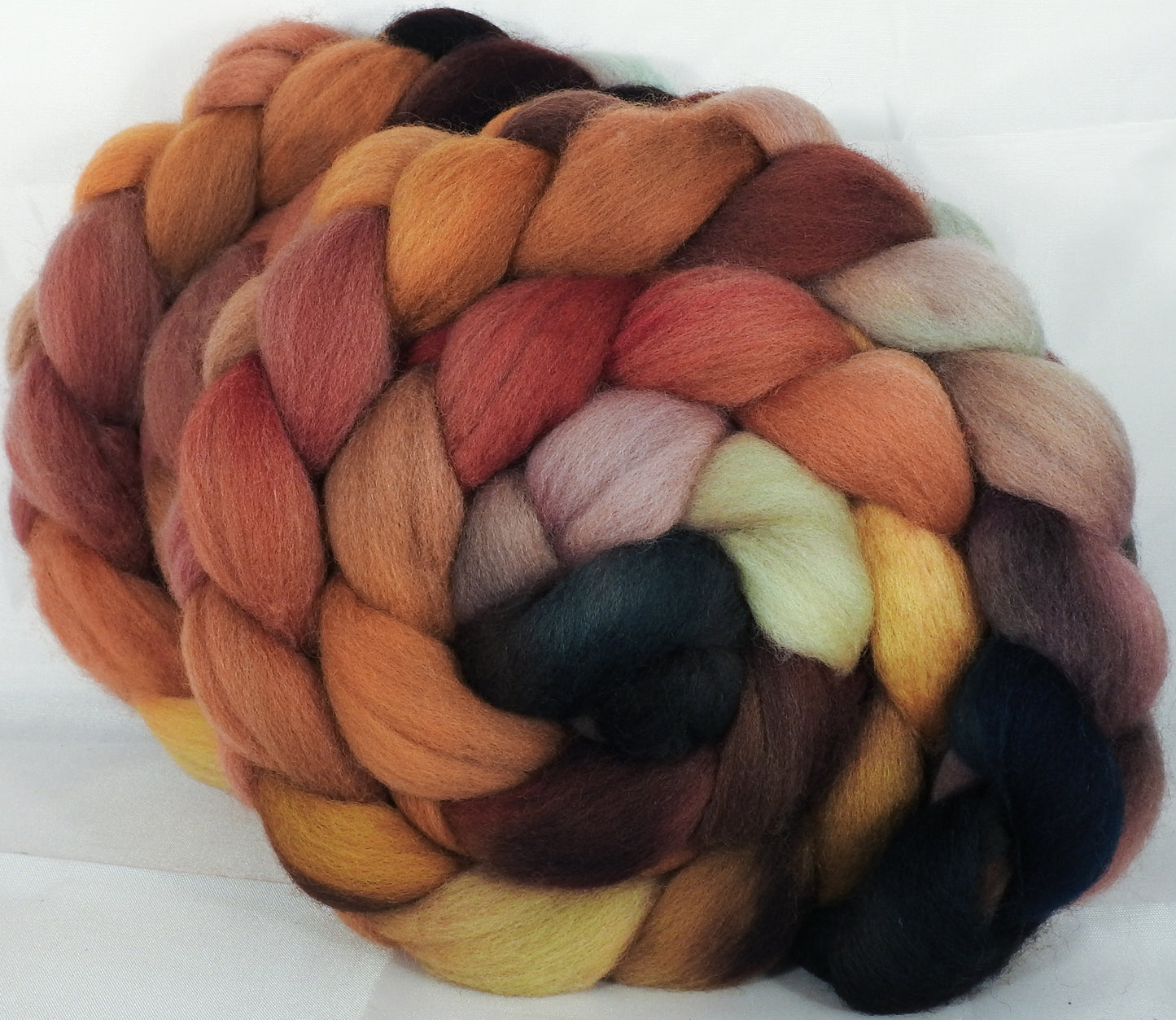 Falkland top for spinning - Bronze Oak - Inglenook Fibers