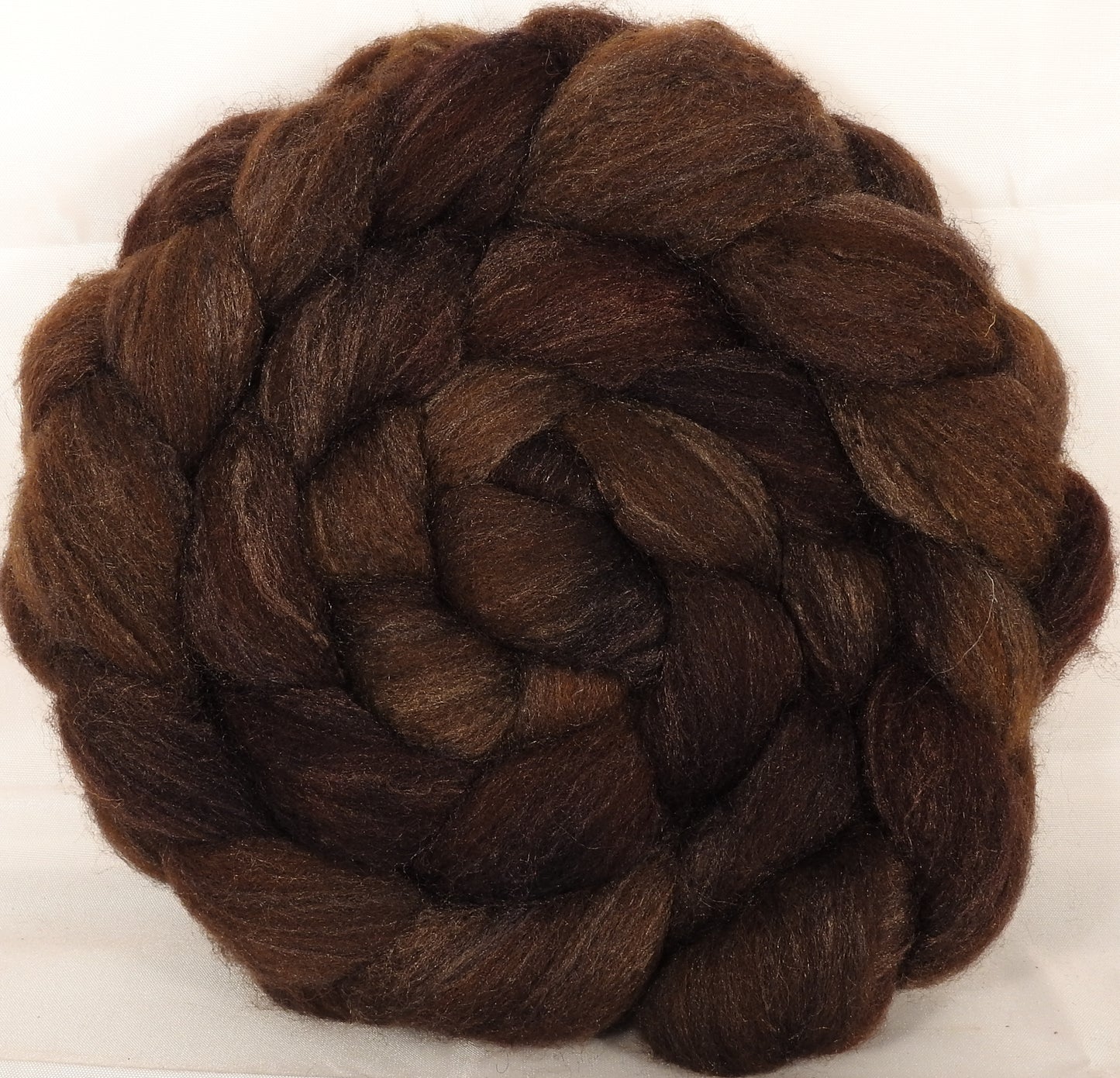 British Southdown/ tussah top (65/ 35) - Acorn - 5.6 oz. - Inglenook Fibers