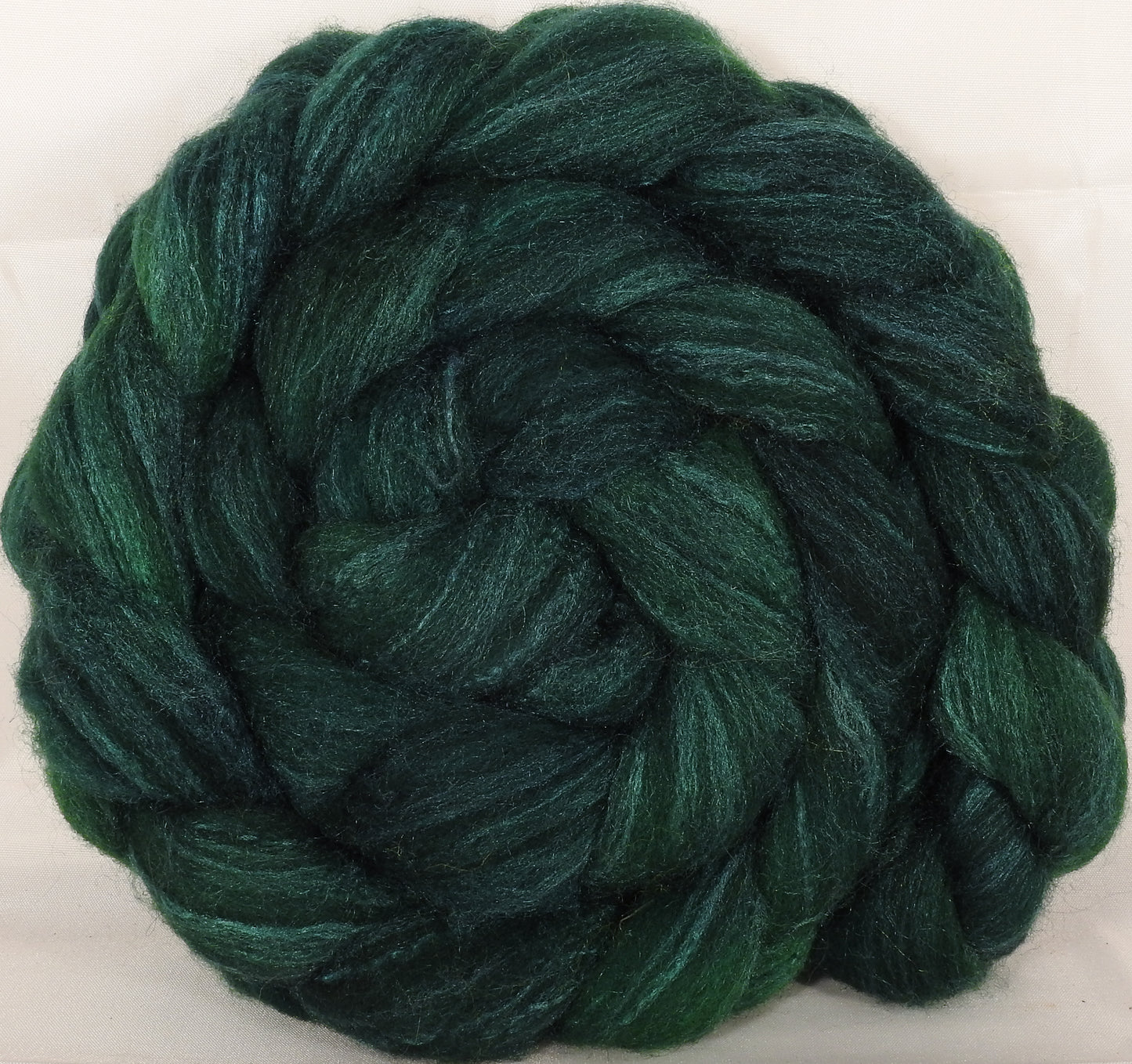 British Southdown/ tussah top (65/ 35) -Juniper- 5.4 oz. - Inglenook Fibers