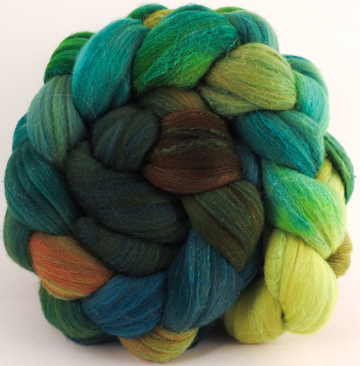 Rambouillet /tussah silk (75/25) - Pesto (5.5 oz) - Inglenook Fibers