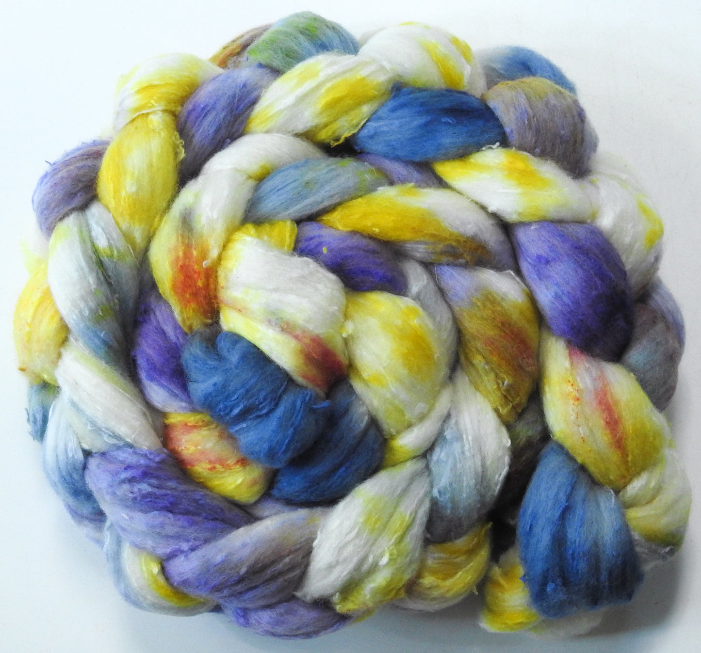 Wildflower (5.5 oz)- 25 micron Merino/ Silk Slubs (70/30)