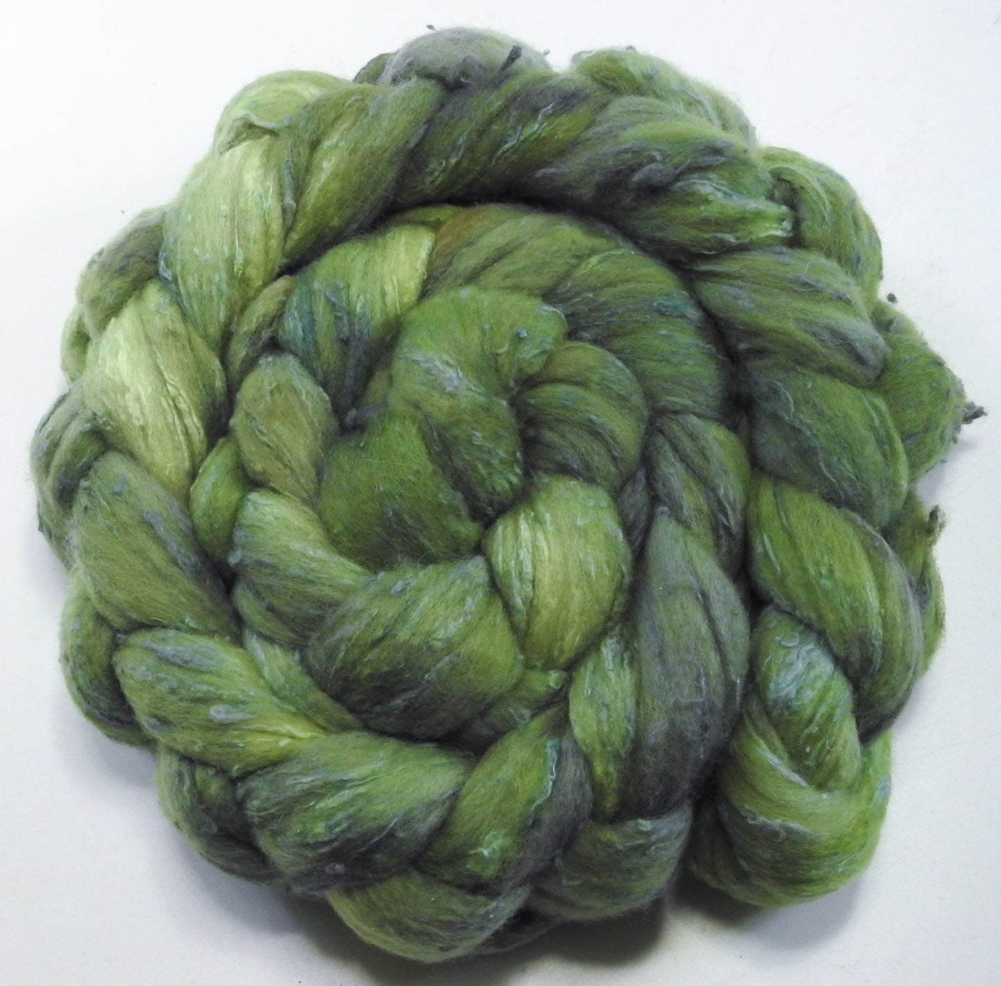 Lichen (5.6 oz)- 25 micron Merino/ Silk Slubs (70/30)
