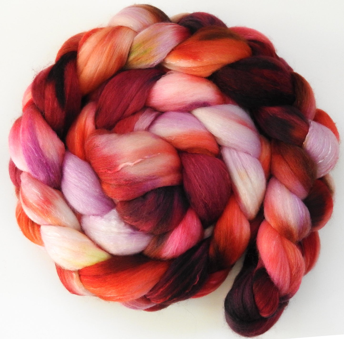 Heartbeat (6 oz) - Organic Polwarth / Tussah silk (80/20)- Fusion Series