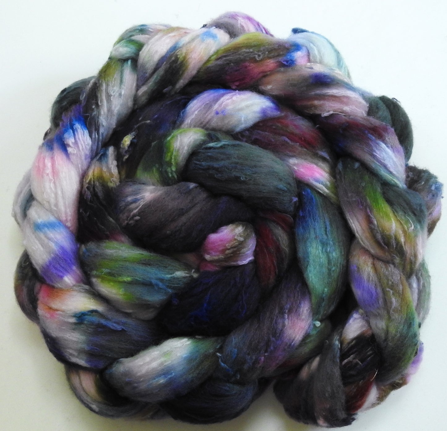 Purple Rain - 25 micron Merino/ Silk Slubs (70/30)
