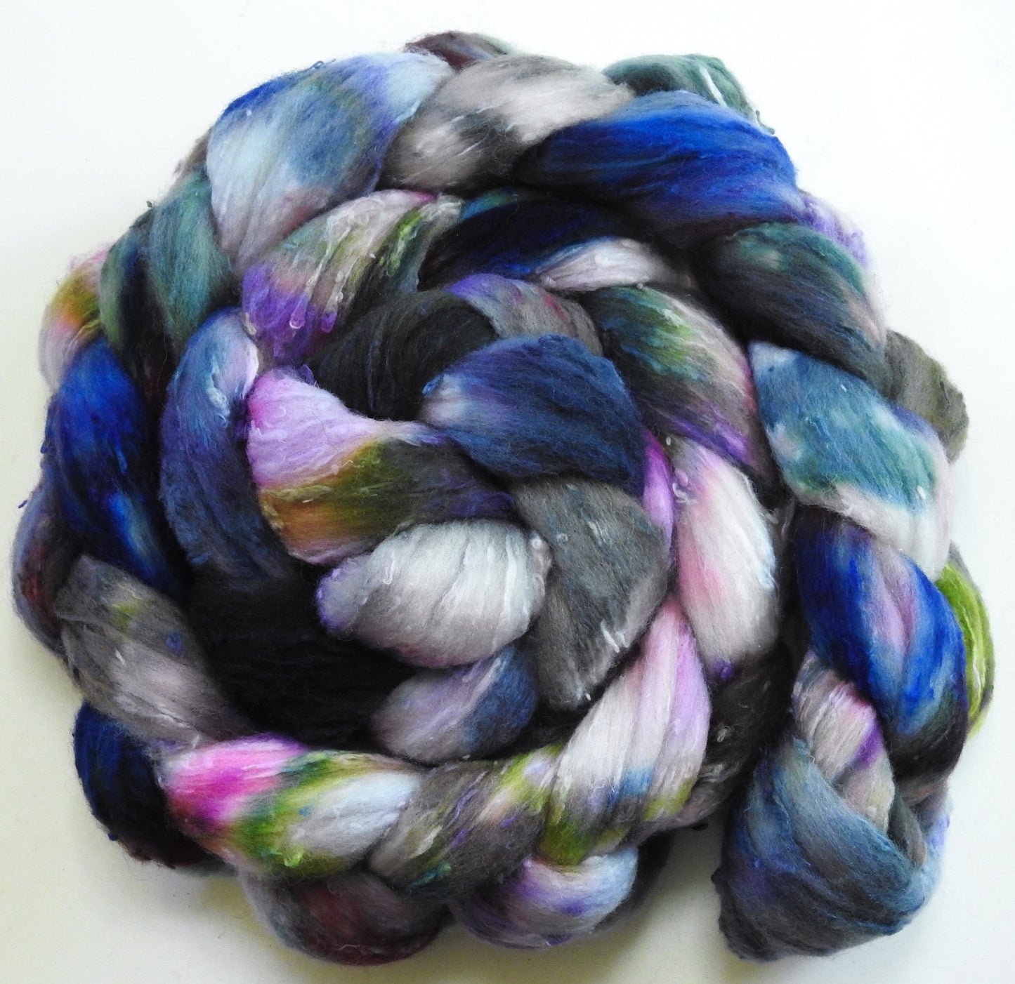 Purple Rain - 25 micron Merino/ Silk Slubs (70/30)
