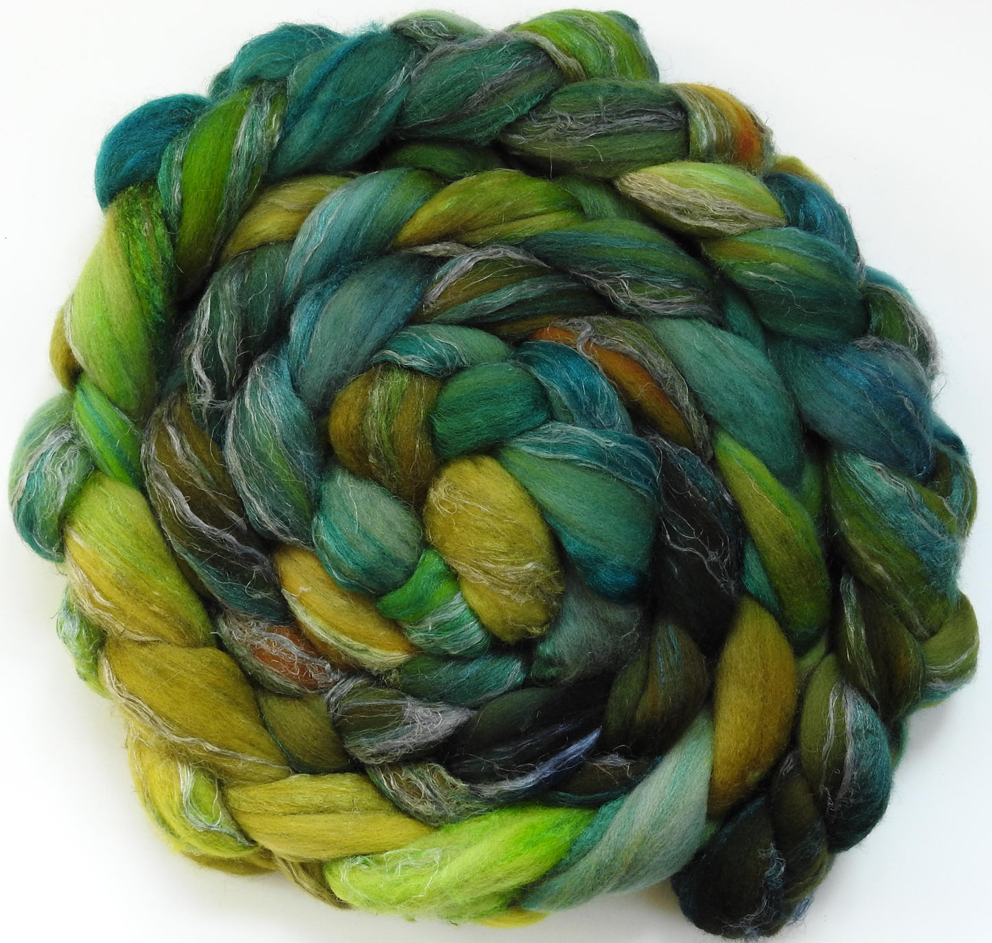 Pesto (8.6 oz) - Merino/ Tussah Silk/ Natural Flax (50/25/25)