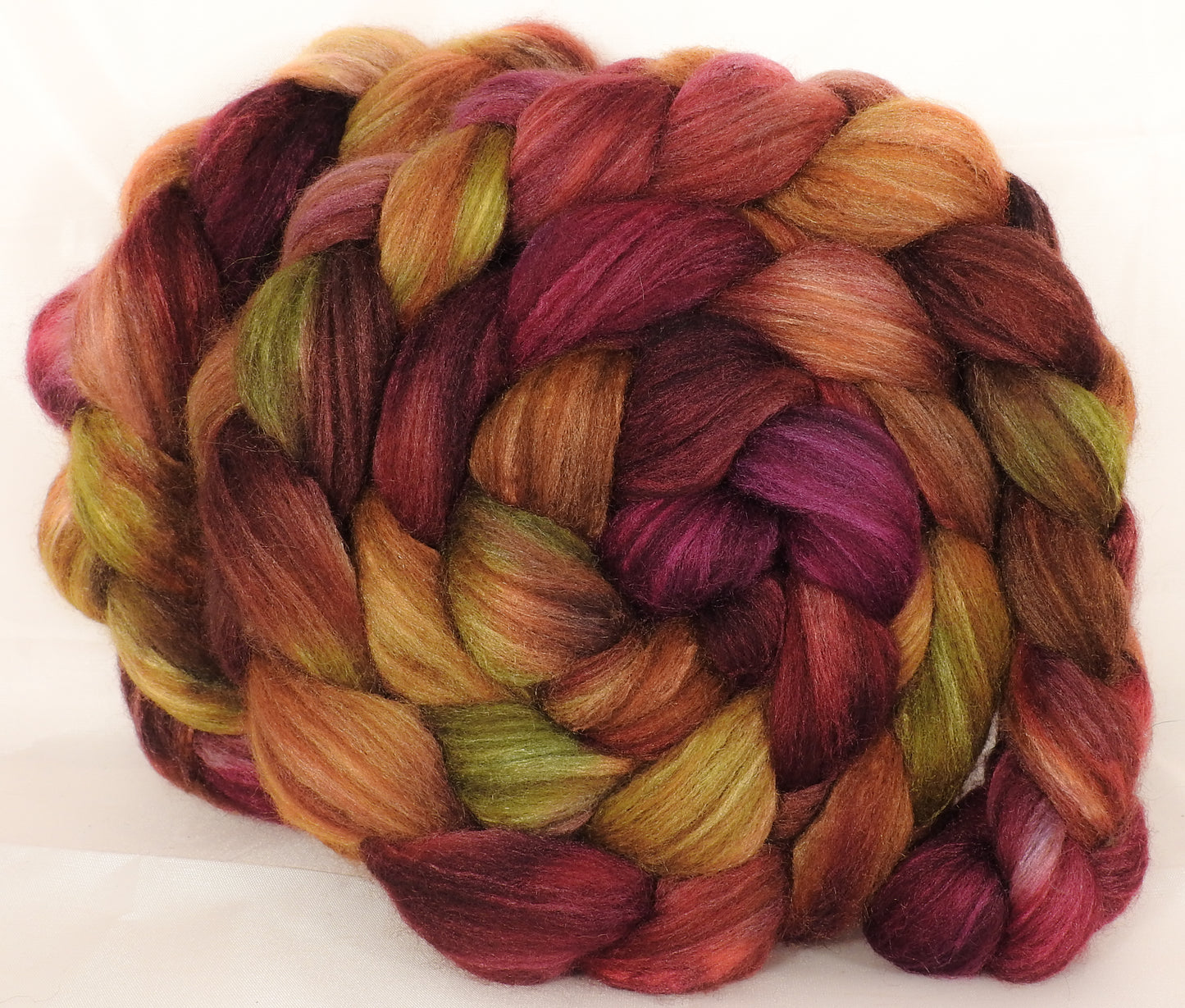 Mixed UK Bfl/ Tussah Silk ( 75/25) - 5.15 oz. - Inglenook Fibers