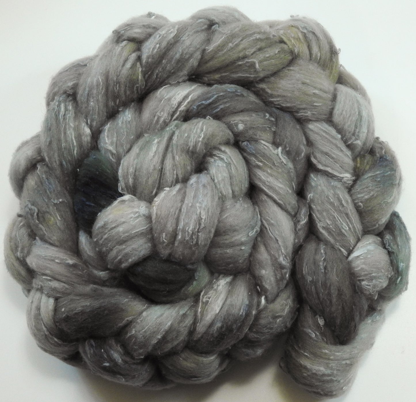 Silver Spoon (5.4 oz)- 25 micron Merino/ Silk Slubs (70/30)