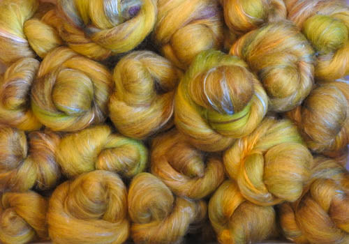 Sock Batts - Spicy Mustard - (4 oz.)