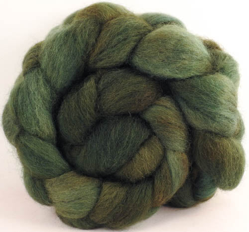 Batt in a Braid #43 - Zucchini (5.65 oz.) - Dorset/Cheviot/Kid Mohair (60/20/20)