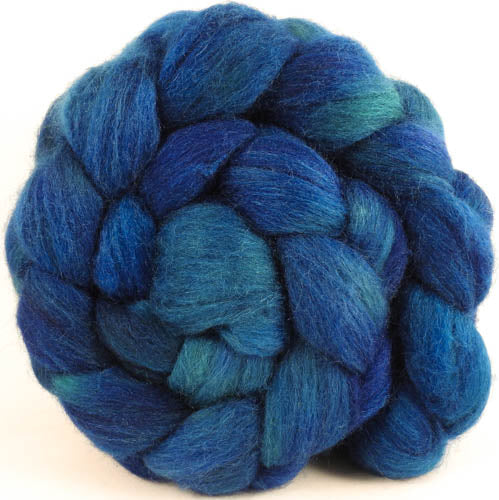 Batt in a Braid #44- Bay - Southdown/Tussah Silk/Kid Mohair (65/25/10)