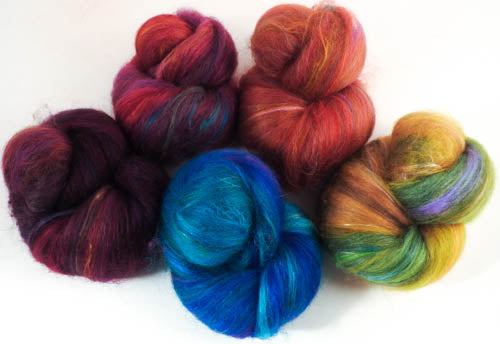 Sock Batts - Rainbow Brite - (3.5 oz.)