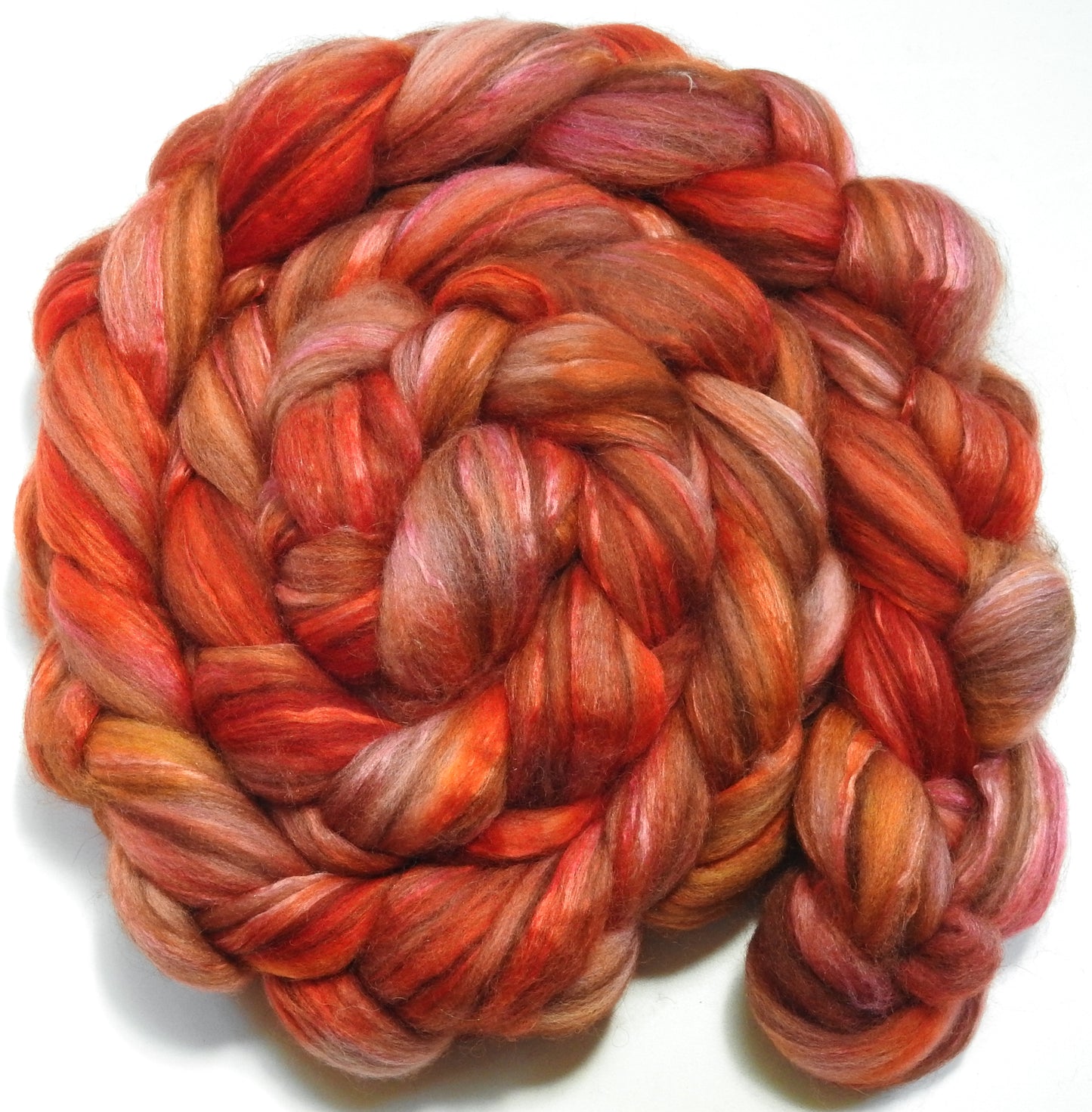 Coral Canna - 18.5 mic merino/ camel/ brown alpaca/ mulberry silk/ (40/20/20/20)