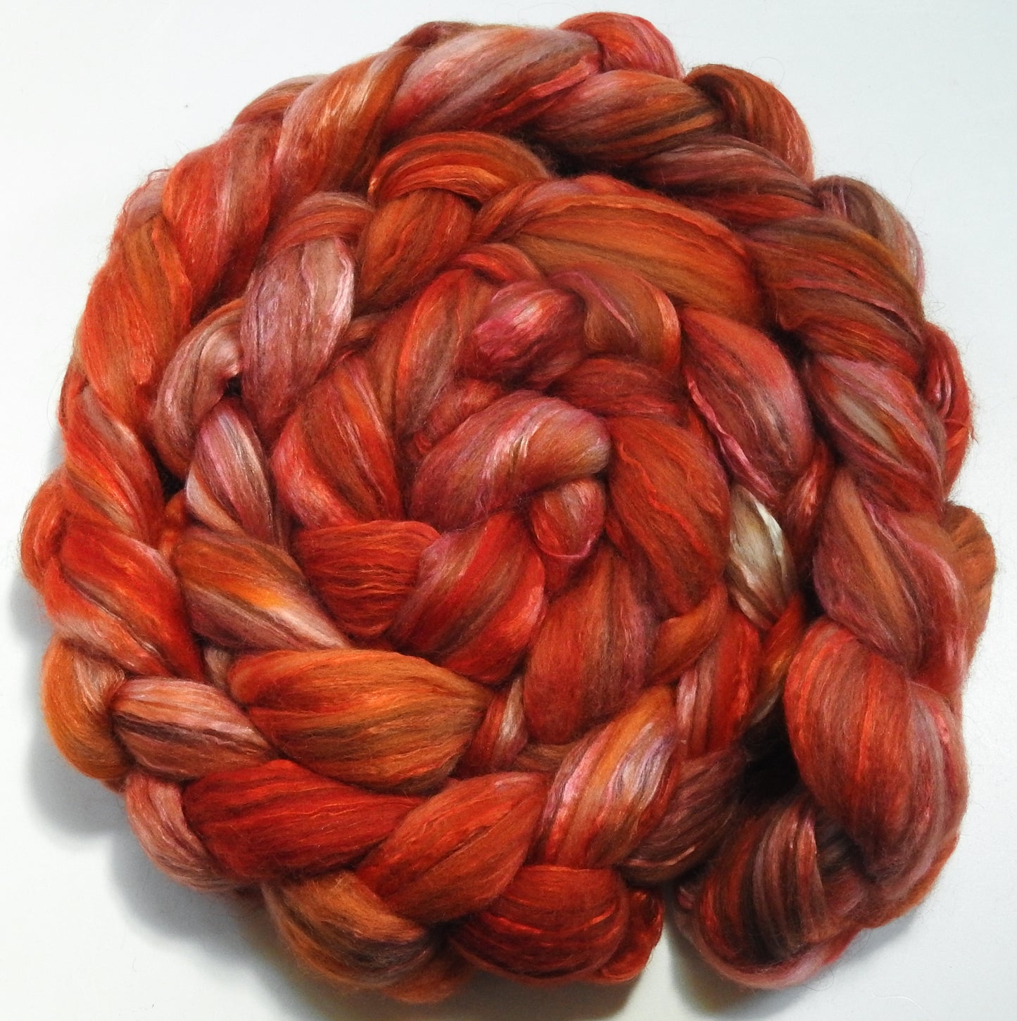 Coral Canna - 18.5 mic merino/ camel/ brown alpaca/ mulberry silk/ (40/20/20/20)
