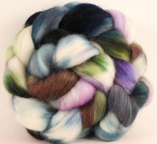 Batt in a Braid #43 -Oysters (5.7 oz.) - Dorset/Cheviot/Kid Mohair (60/20/20)