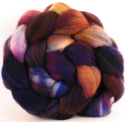 Batt in a Braid #44- Concerto - Southdown/Tussah Silk/Kid Mohair (65/25/10)