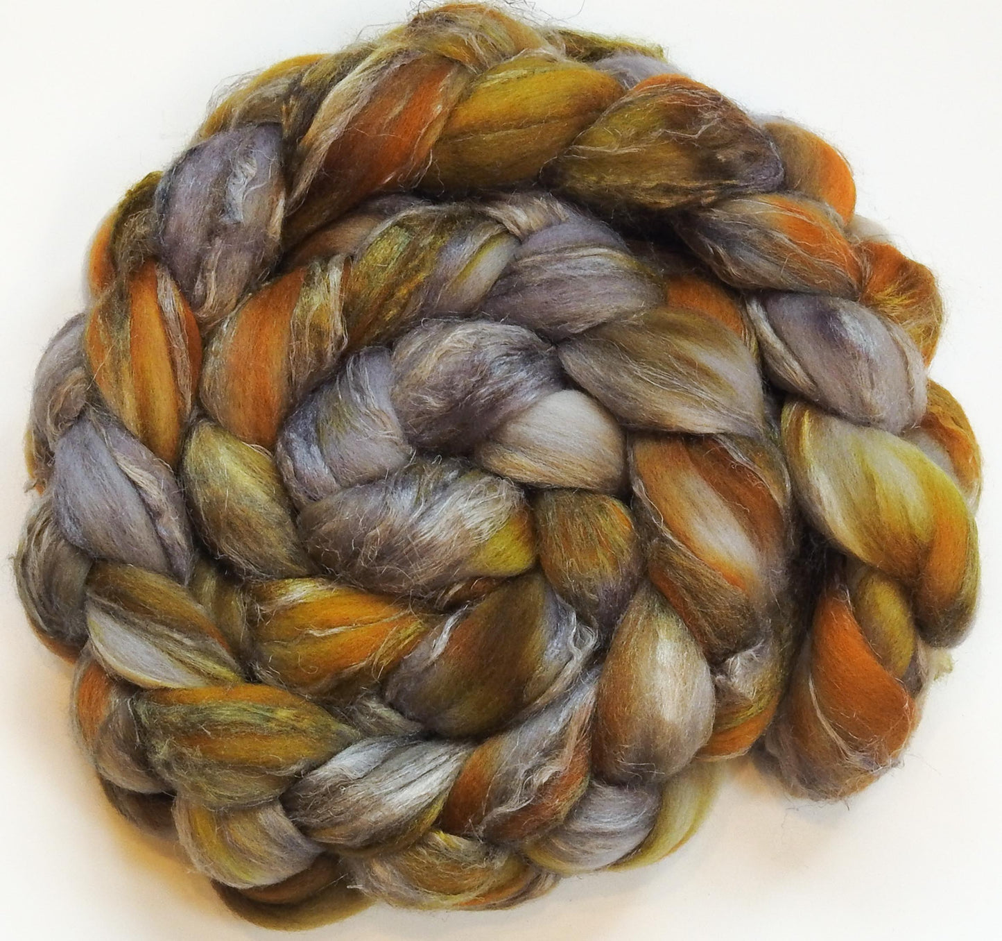 Metallurgy (5.5 oz)-Glazed Solid - Merino/ Tussah Silk/ Natural Flax (50/25/25)