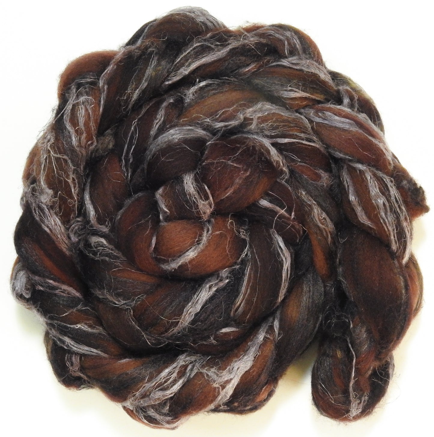 Dark Chocolate (5.7 oz) - Merino/ Tussah Silk/ Natural Flax (50/25/25)