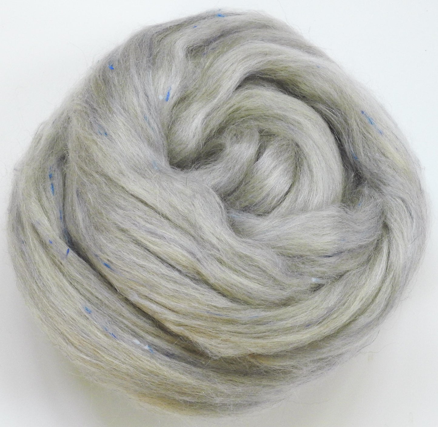 Albatross - Custom Blended Top- Shetland/Tussah Silk/Baby Alpaca/FLAX/Tweed Blend) (40/25/15/10/10)