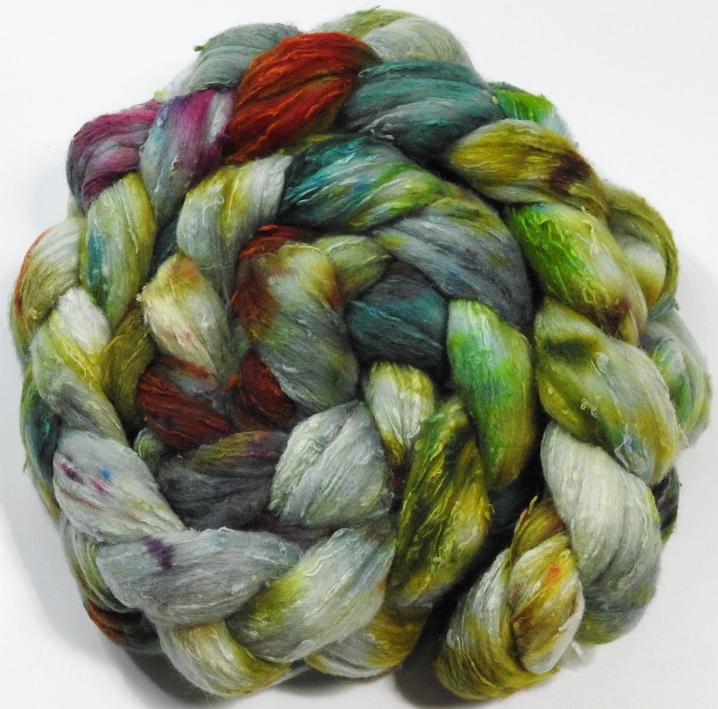 Stonecrop (5.5 oz)- 25 micron Merino/ Silk Slubs (70/30)