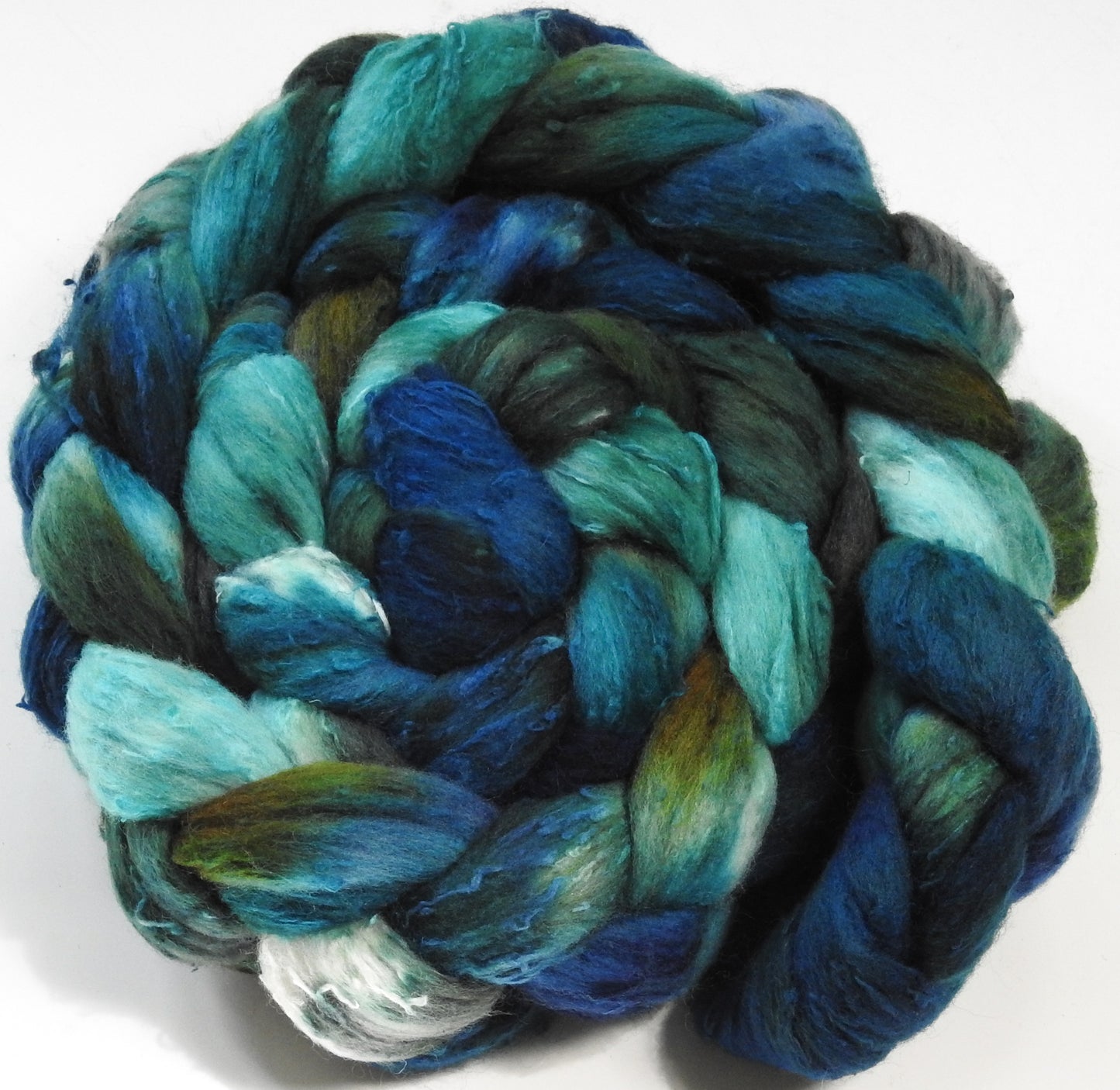 Kraken (5.5 oz)- 25 micron Merino/ Silk Slubs (70/30)