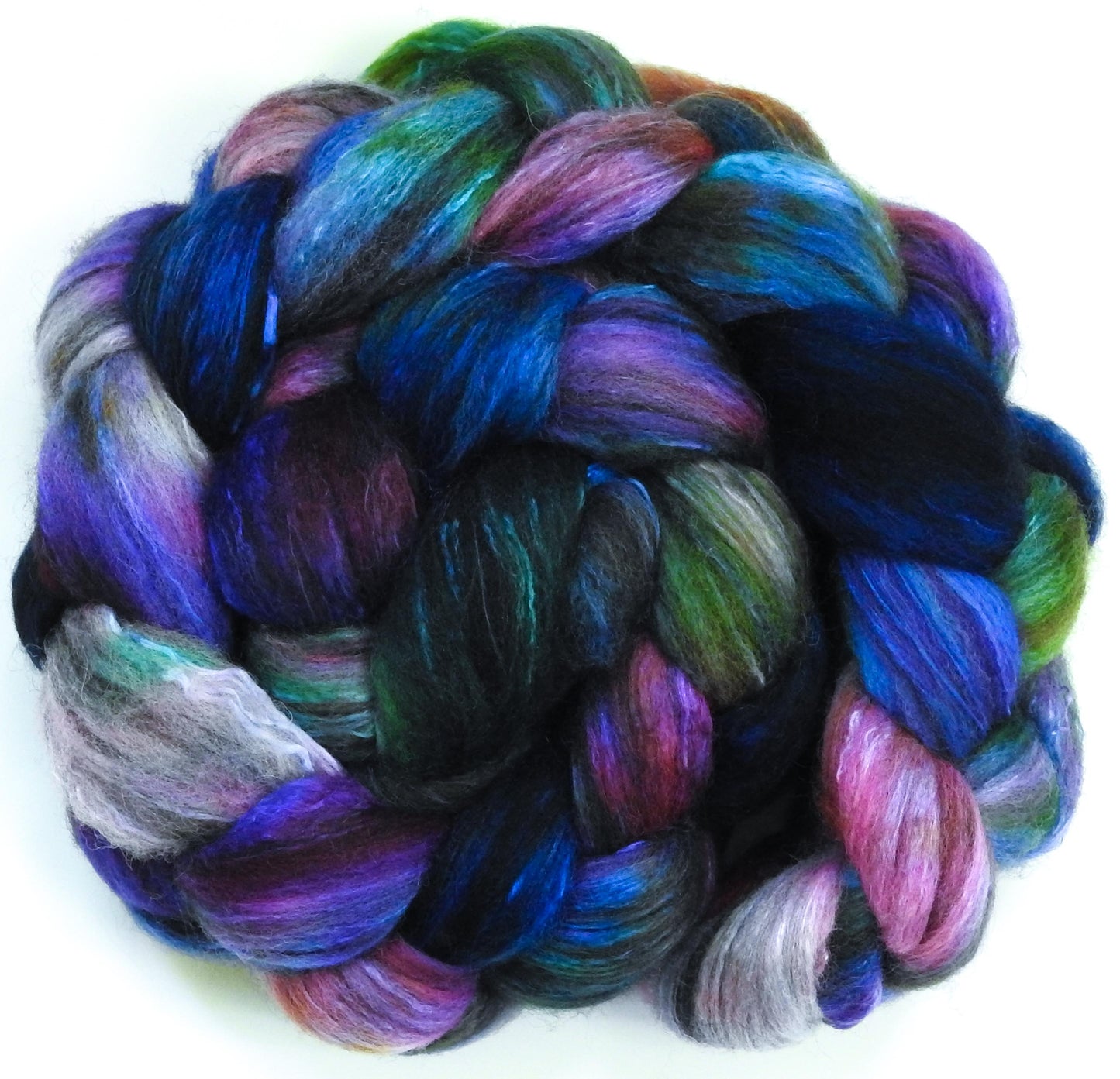 Mind Palace (5.5 oz) - Humbug Shetland/ Mulberry Silk (75/25)-Fusion Series