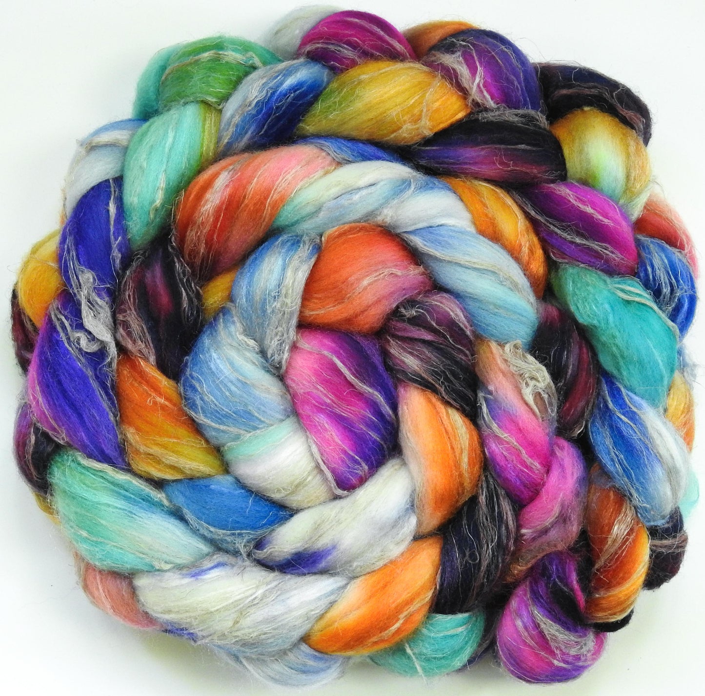 Tie Dye (5.7 oz) - Merino/ Tussah Silk/ Natural Flax (50/25/25)