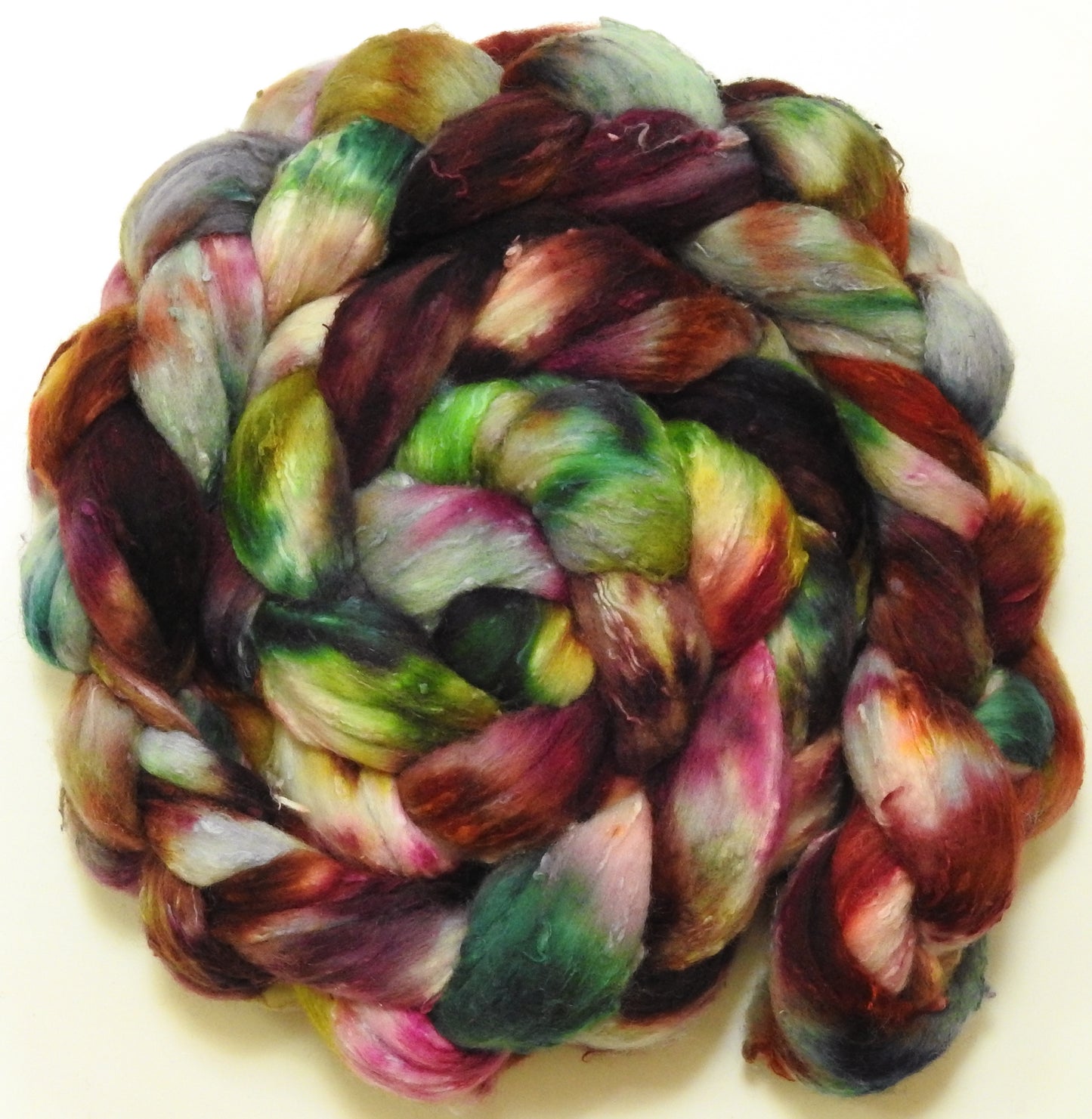Greenhouse Envy (5.6 oz)- 25 micron Merino/ Silk Slubs (70/30)