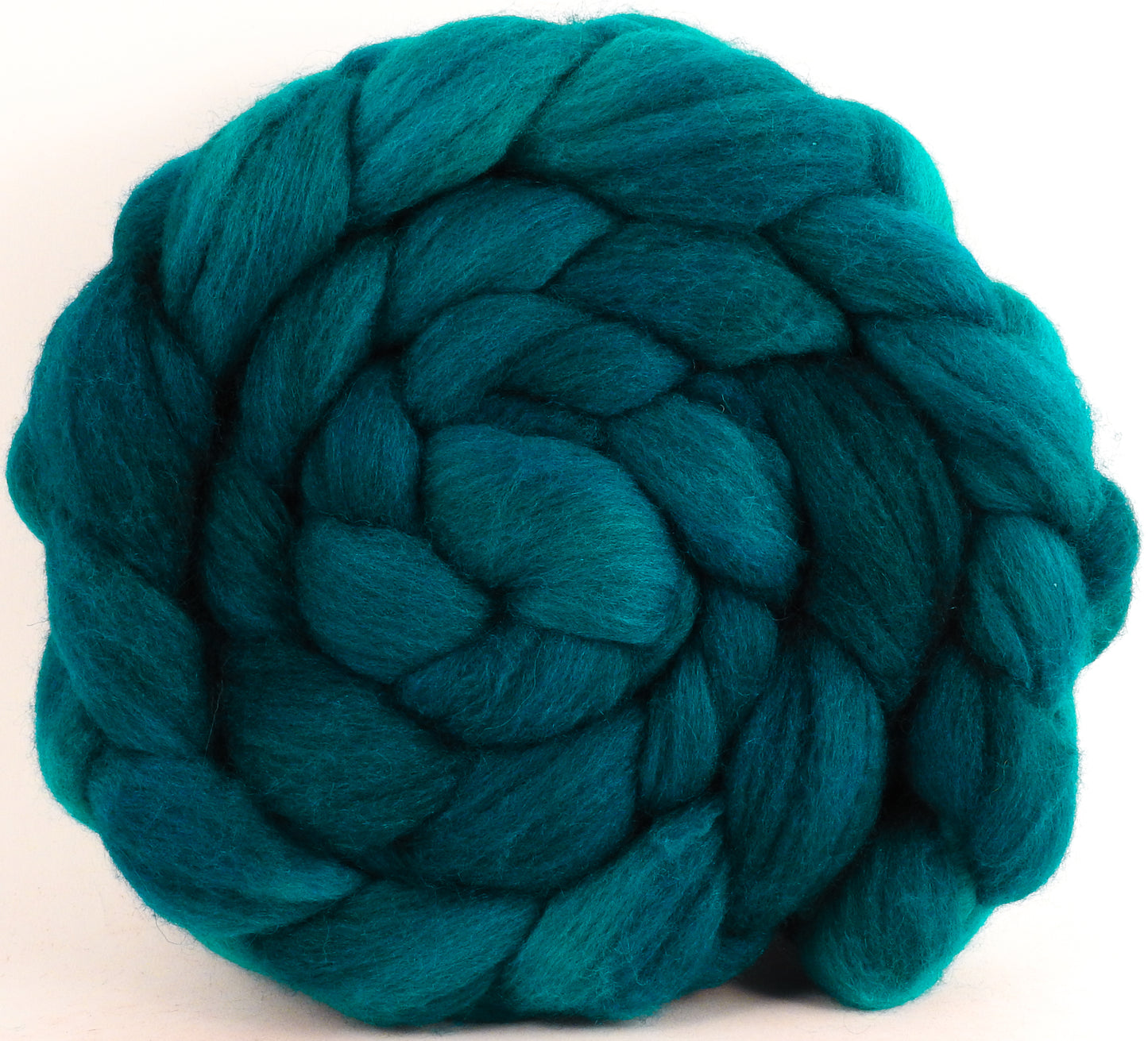 Mixed Bfl/tussah silk (85/15)- Mallard -(5.5 oz.)