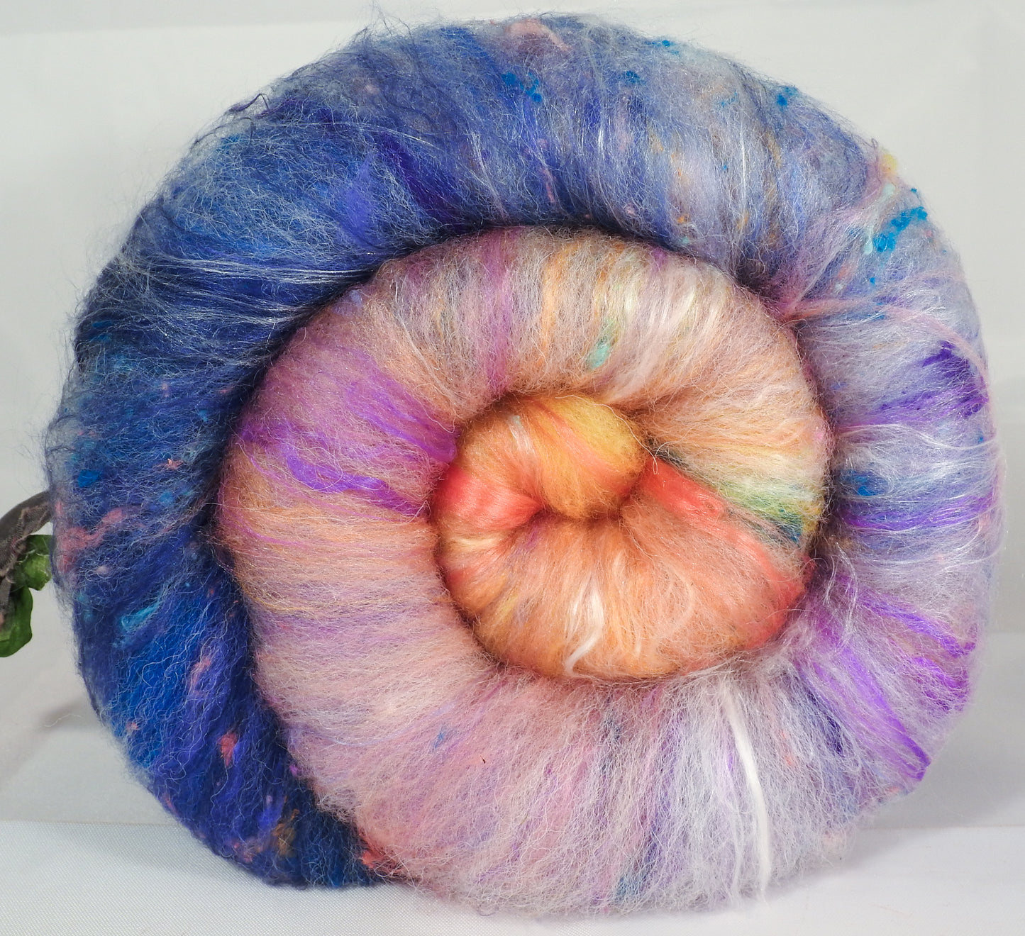 New Beginnings (3.5 oz.)- Roly-Poly Batts- 30% Nash Island fleece, merino, silk, rambouillet, bamboo, silk noil - Inglenook Fibers
