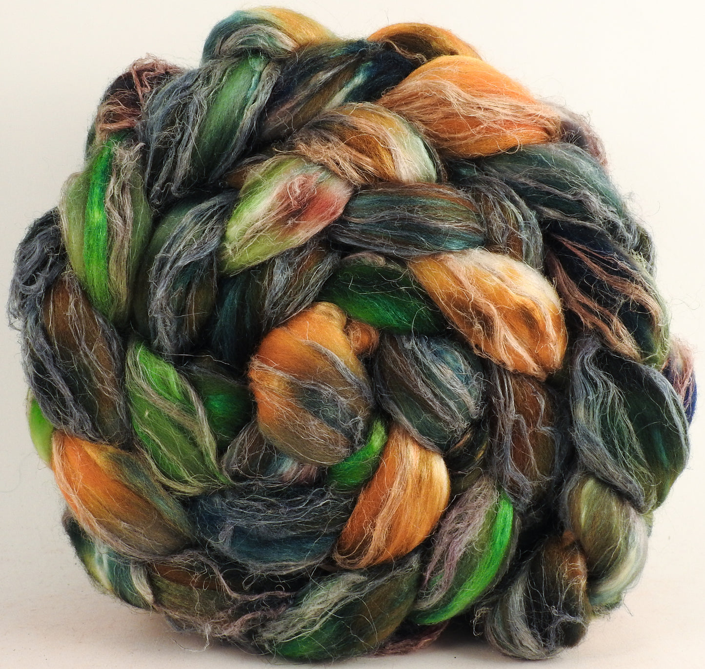 Merino/ Tussah Silk/ Natural Flax (50/25/25) - Maidenhair Fern
