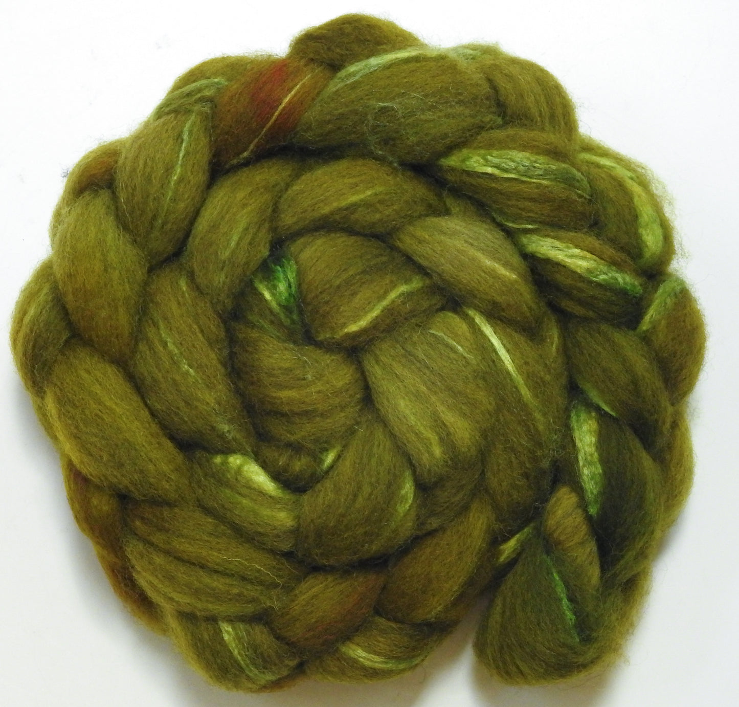 Asparagus (5.6 oz) - Grey Shetland/ Tussah Silk (70/30)