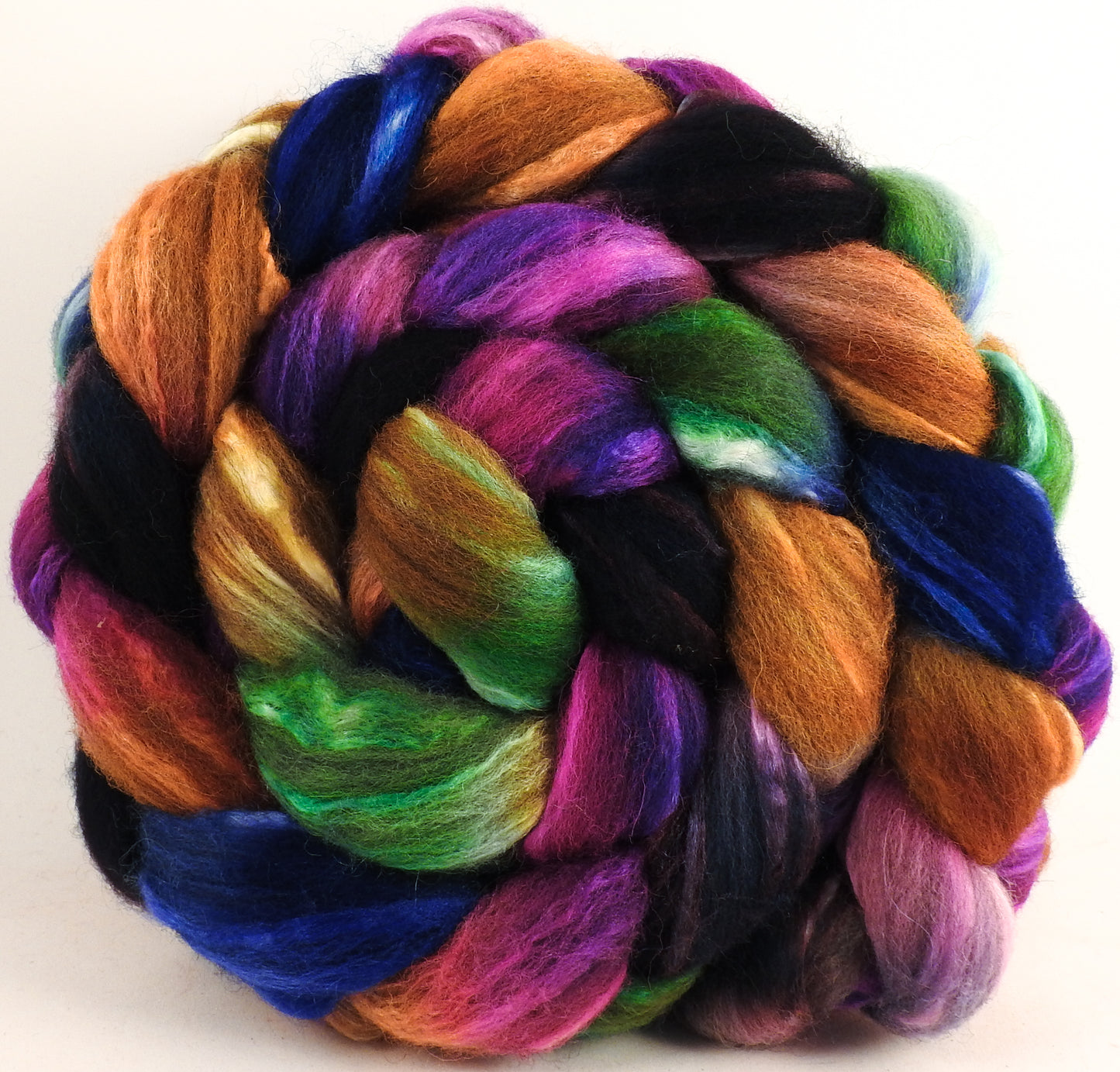 Grey Shetland/ Tussah Silk (70/30) - Crayon Box- (5.4 oz)