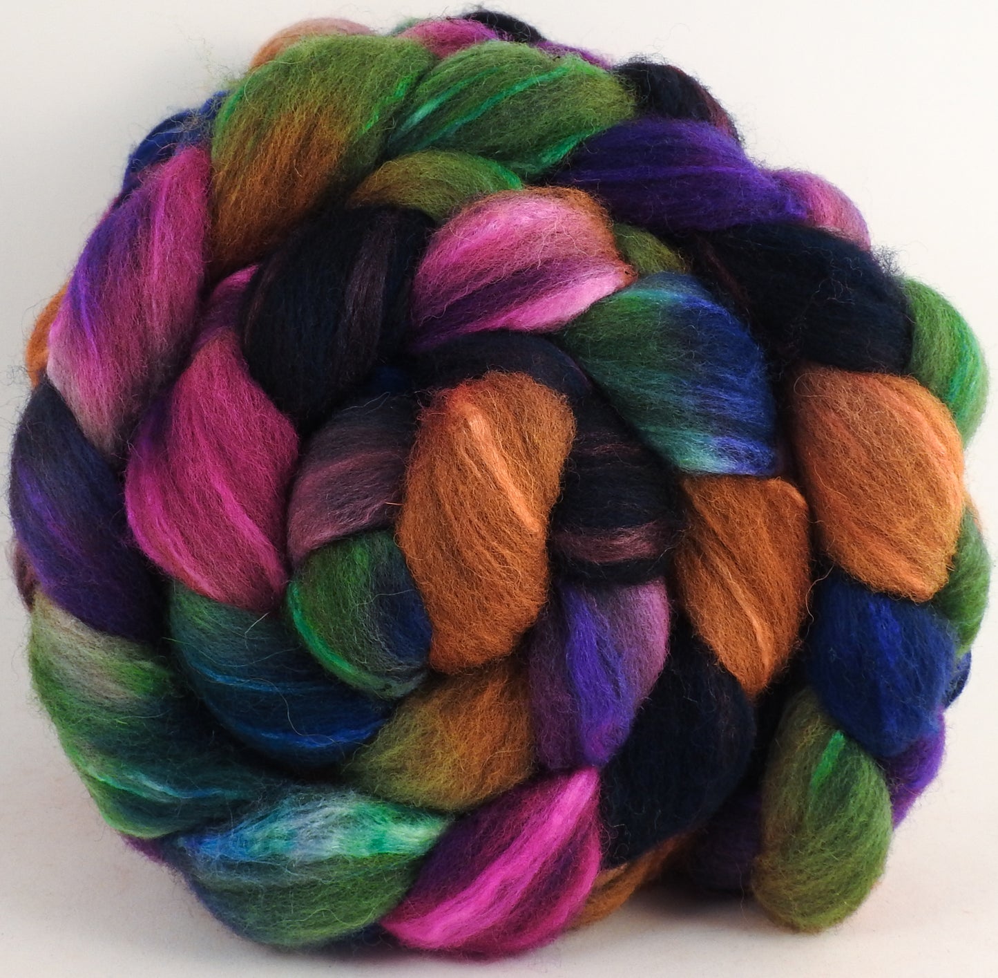 Grey Shetland/ Tussah Silk (70/30) - Crayon Box- (5.4 oz)