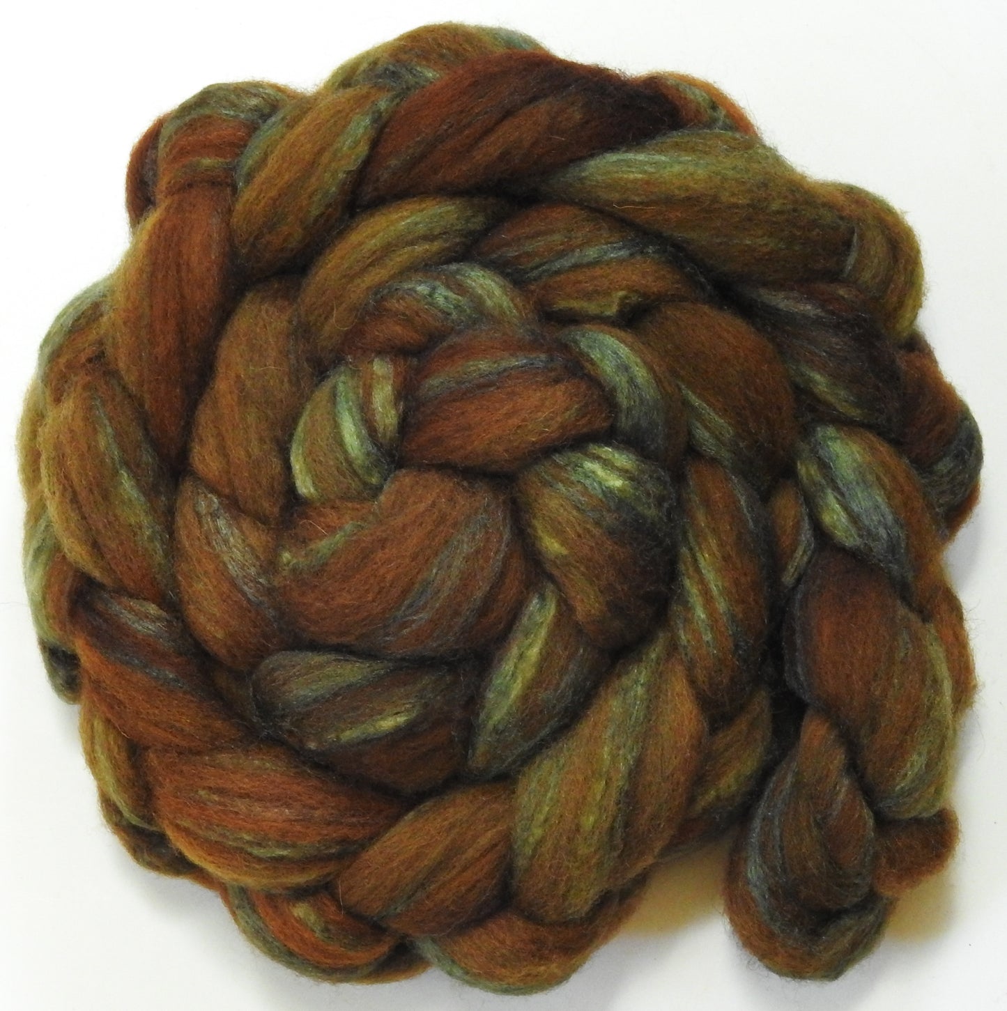 Gingersnap (5.6 oz) - Grey Shetland/ Tussah Silk (70/30)