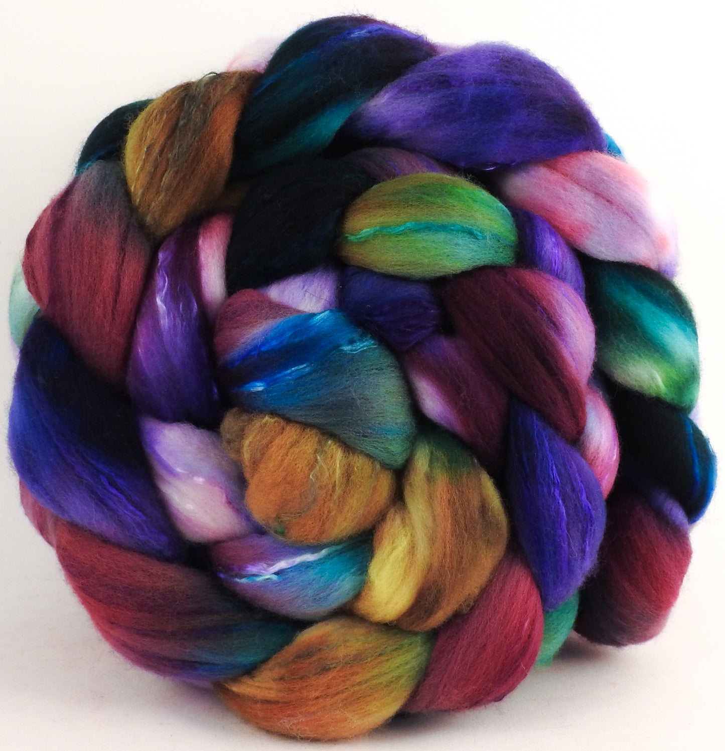 18.5 Micron Merino/ Mulberry Silk (70/30) - Mary, Mary Quite Contrary- 5.5 oz.