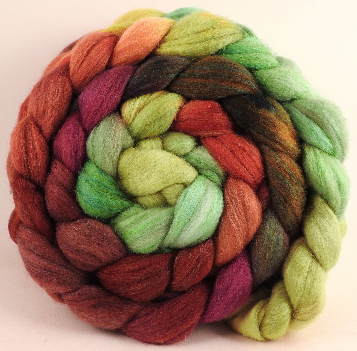 Polwarth /Tussah silk Top (60/40)- Icelandic Poppies -5.6 oz