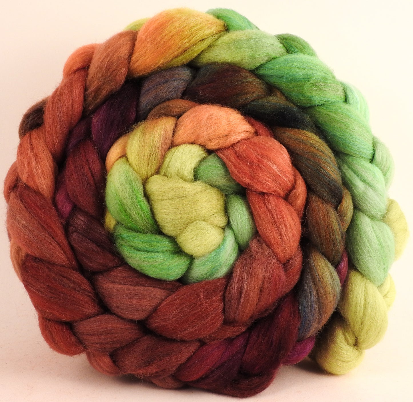 Polwarth /Tussah silk Top (60/40)- Icelandic Poppies -5.6 oz