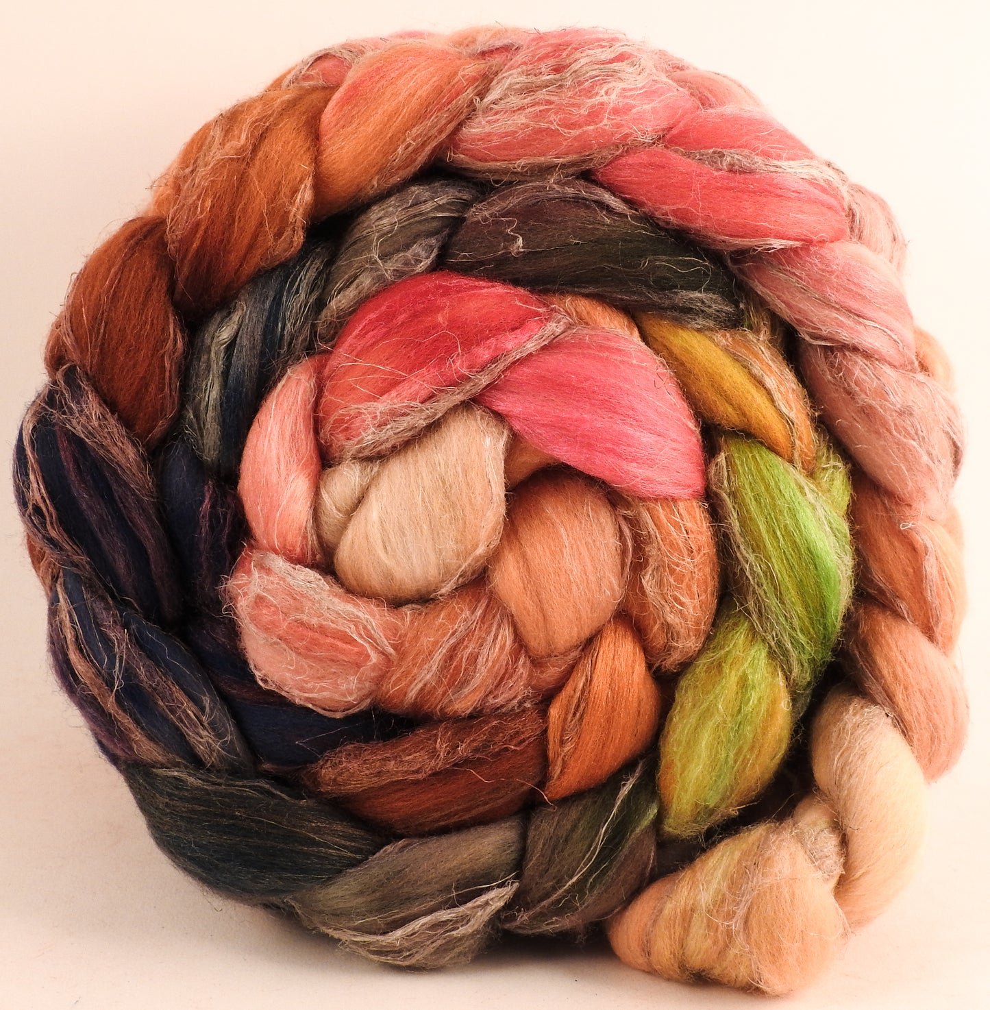Merino/ Tussah Silk/ Natural Flax (50/25/25) -Dwarf Kingfisher