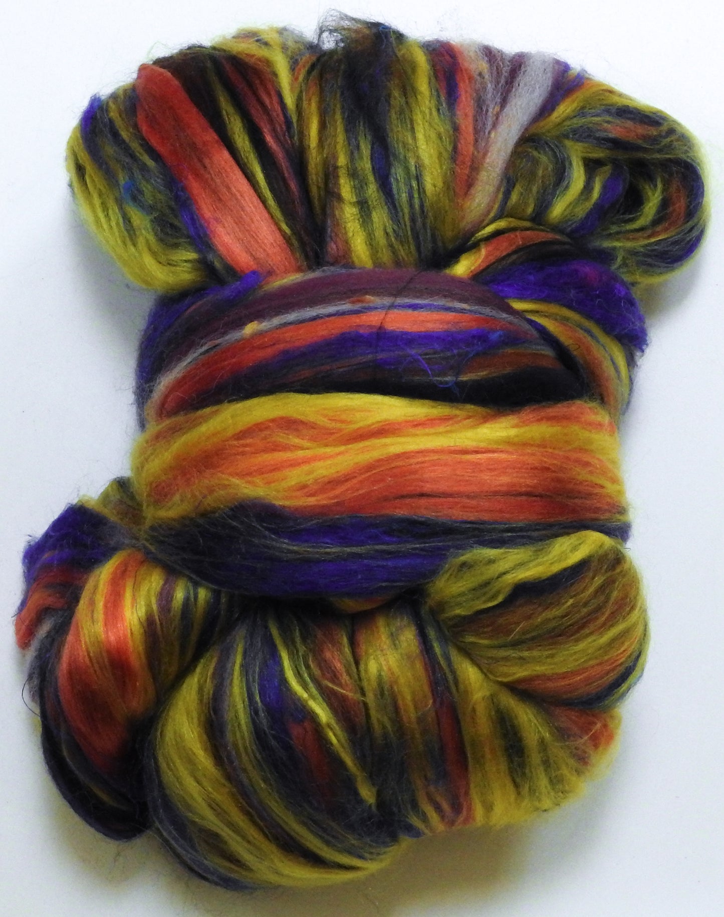 Peacock Butterfly - Lepidoptery Blends - Merino/ Mulberry Silk/ Sari Silk/ Tweed Blend/ Bamboo (40/25/15/10/10)
