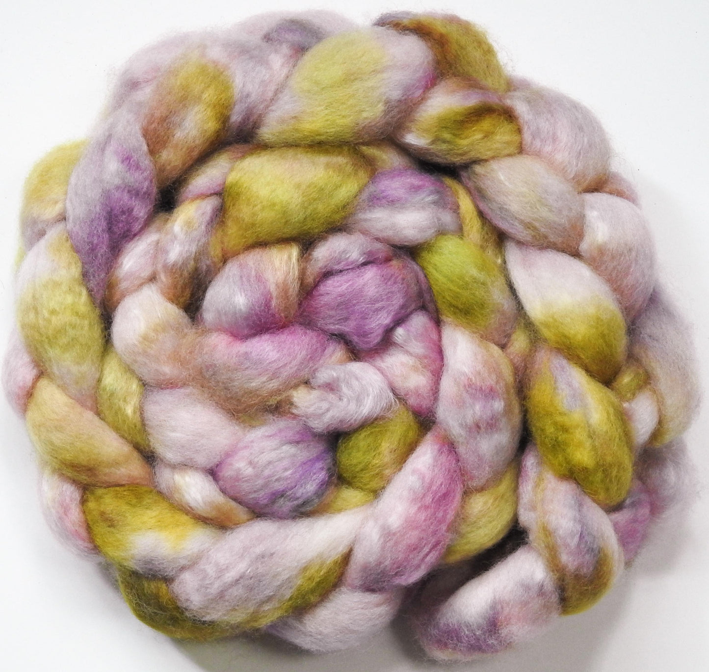 Honeysuckle -Glazed Solid - 6 oz- Blue-faced Leicester/ Mohair (70/30)
