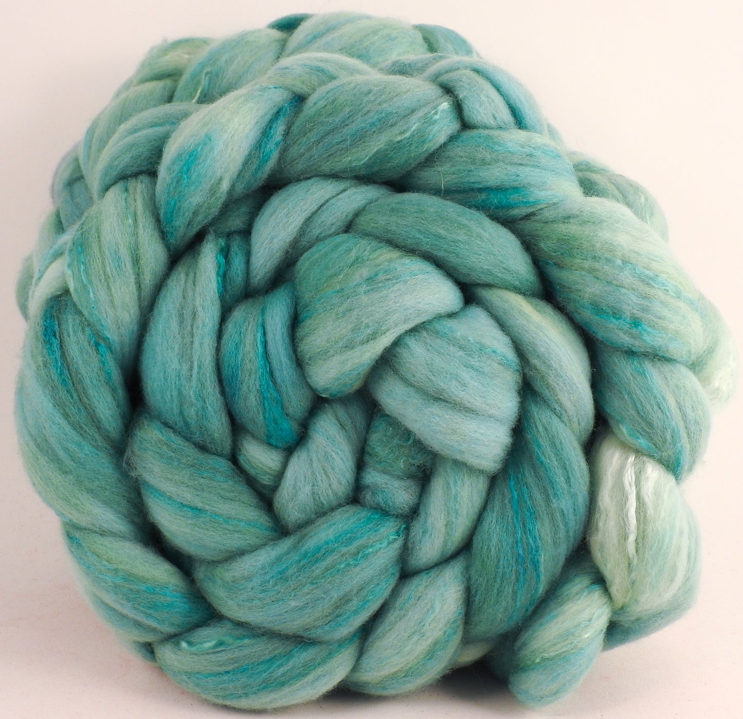 18.5 Micron Merino/ Mulberry Silk (70/30) - Spearmint - (6 oz)